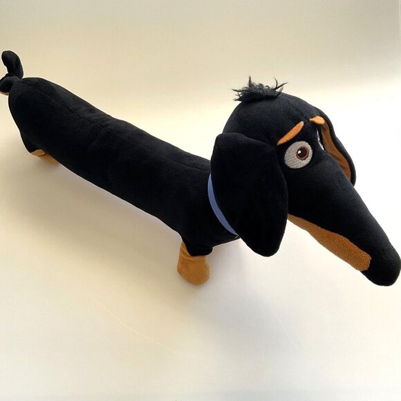 TY BEANIE BABY 'BUDDY' THE DACHSHUND DOG - THE SECRET LIFE OF PETS PLUSH - Picture 1 of 10